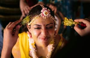 kajal agarwal haldi 