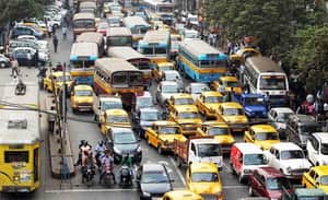 kolkata road car pollution | Bengali News