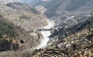 Uttarakhand উত্তরাখণ্ডের ধসের ছবি