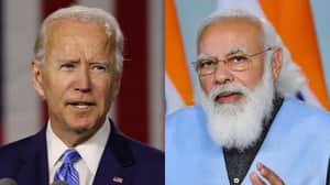 joe biden and narendra modi