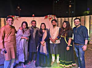 Durnibar minakkhi sangeet ceremony