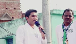 abhishek banerjee in bankura বাঁকুড়াতে অভিষেক ব্যানার্জি