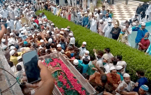 Badaun funeral Salim Mian 