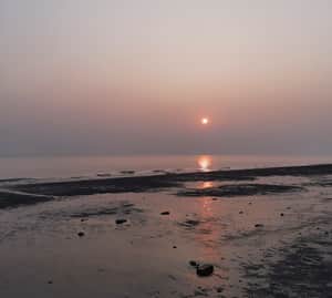 Winter sunset