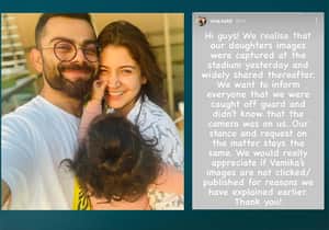 Virat Anushka viral photo of Vamika