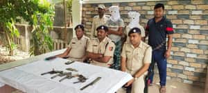 Illegal arms seized by Basirhat Police District
