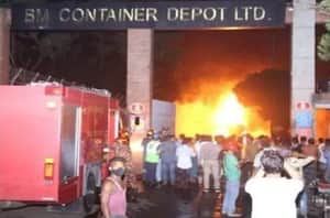 Bangladesh containers blast