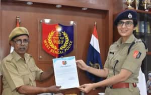 Prabhas Chandra Mondal with SP