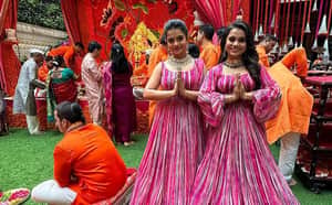 Nandy Sisters ganesh puja