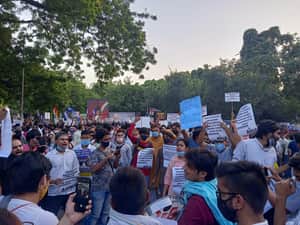 Hathras protest 