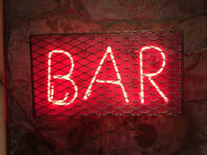 bar night red light