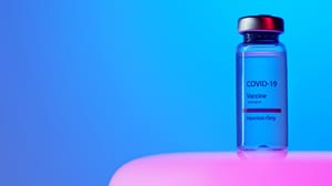 Covid 19 corona vaccine bottle 