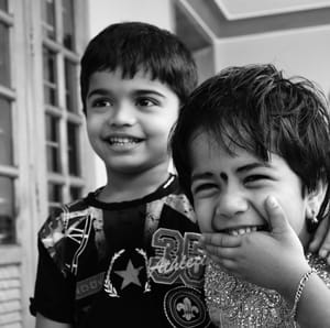 child children india brother sister