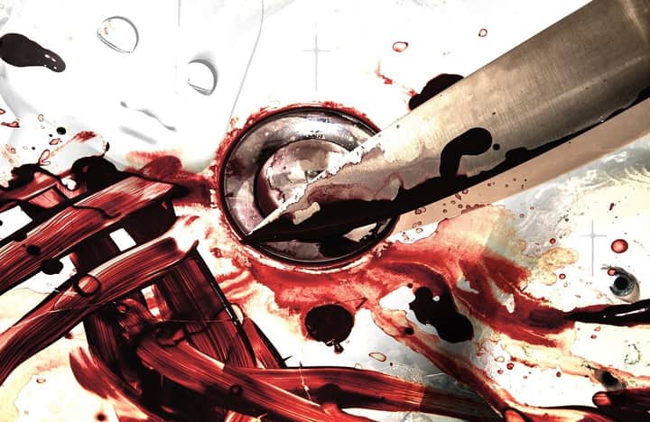 blood sharp knife crime Bengali News