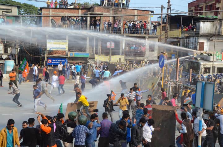 siliguri water cannon Bengali News