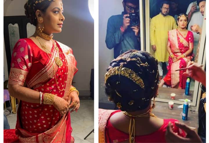 iman chakraborty wedding attire 2 Bengali News