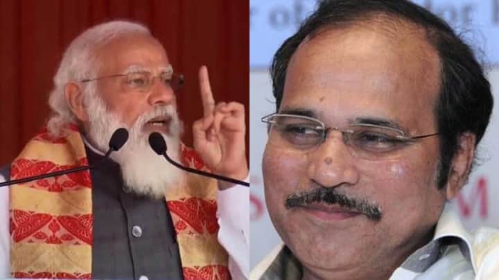 Adhir chowdhury and narendra modi Bengali News