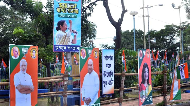 west-bengal-assembly-elections-banners-mamata-modi-amit-shah Bengali News