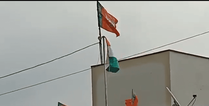natonal flag bjp flag Bengali News