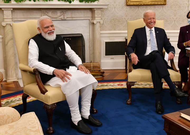 Joe biden and pm modi Bengali News