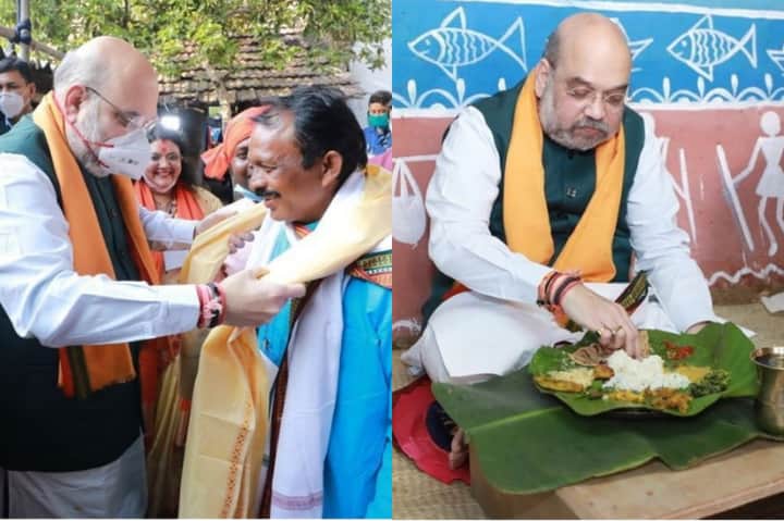 Amit Shah wb lunch Bengali News