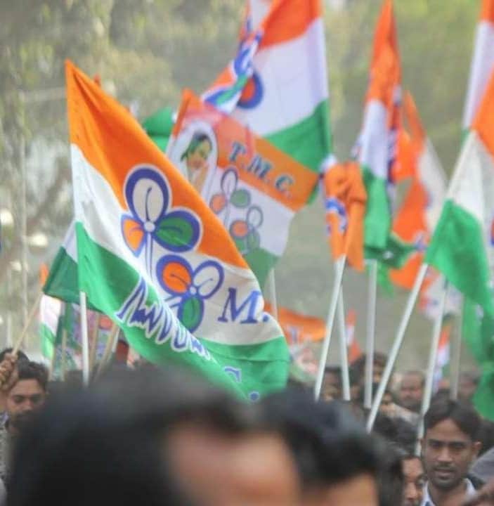 Trinamool congress flag Bengali News