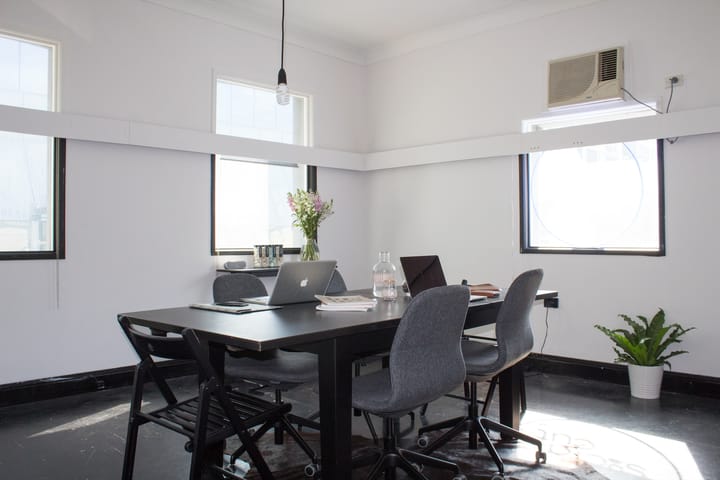 office empty wooden table chairs Bengali News