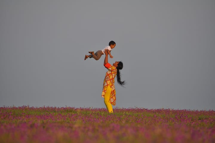 mothers day child field Bengali News